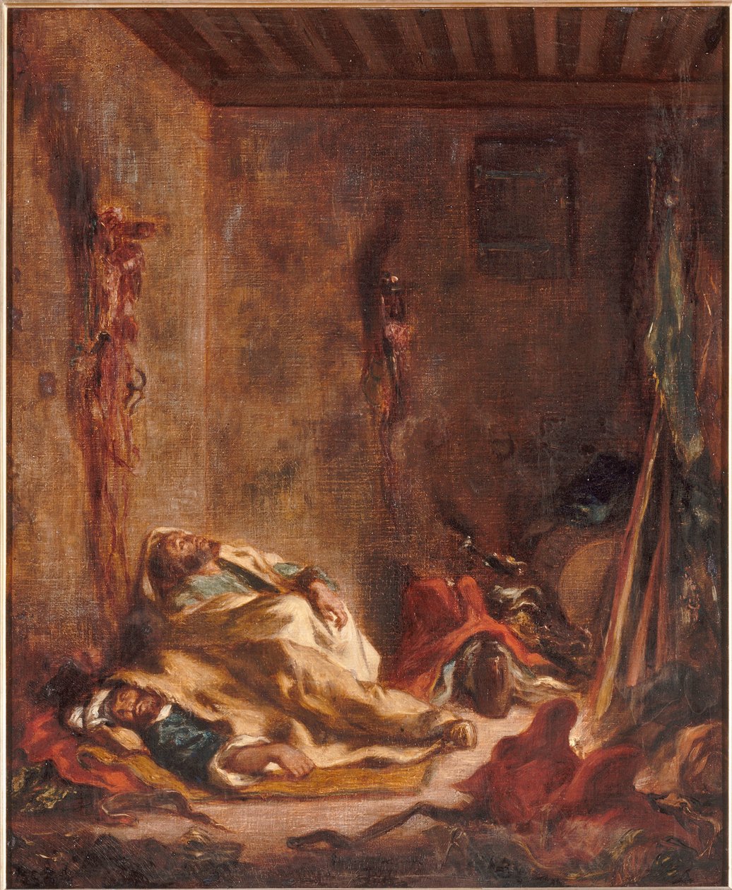 Die Wache in Meknès von Eugène Delacroix
