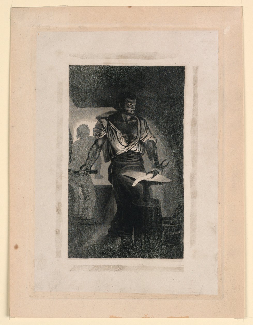 Der Schmied von Eugène Delacroix
