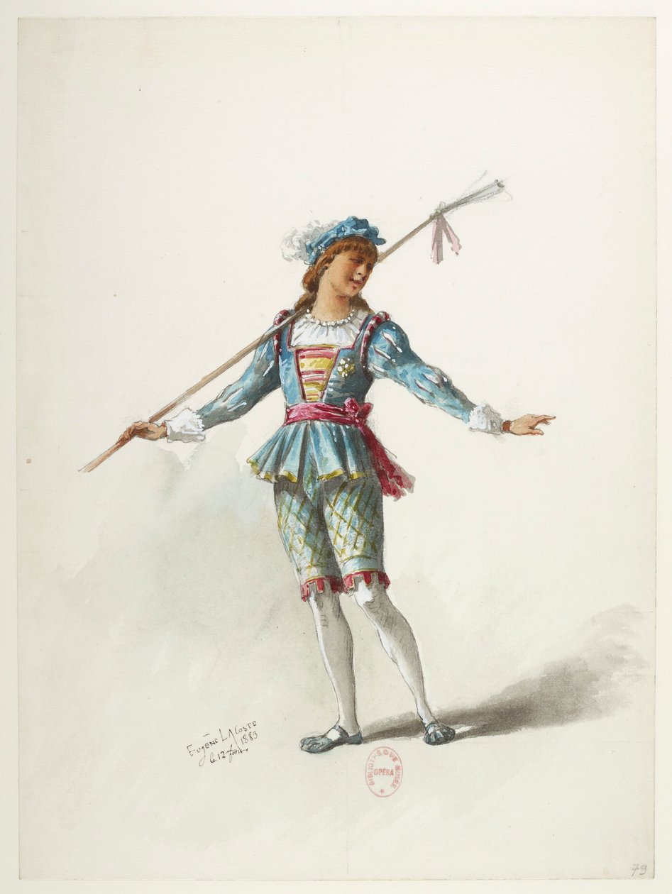 Henry VIII - Kostümentwürfe - Lacoste - 79. Kostüm von Eugene Lacoste