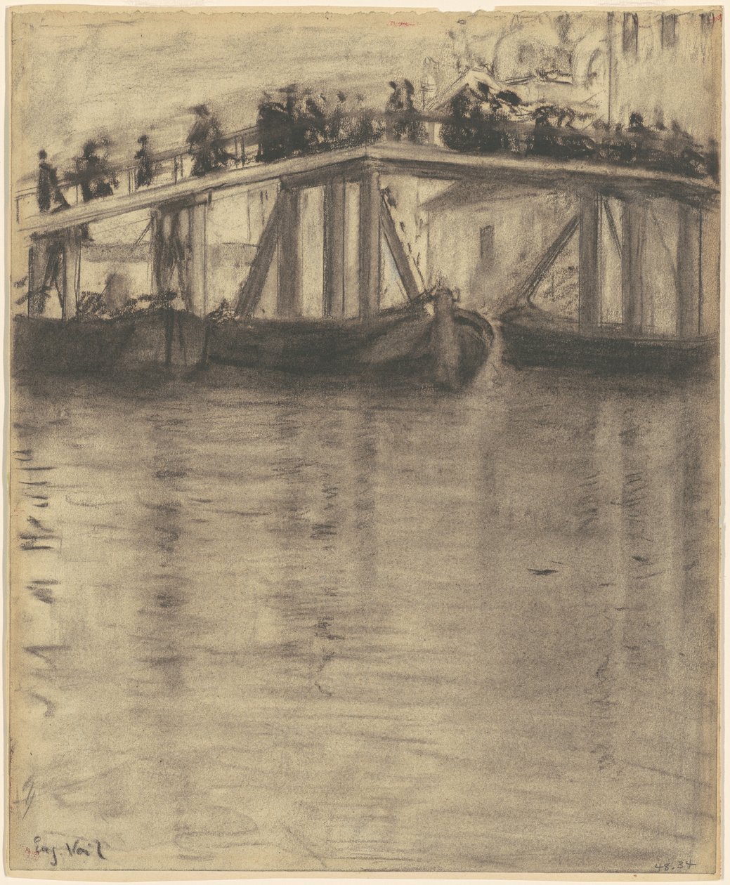 Venezianische Brücke von Eugène Vail