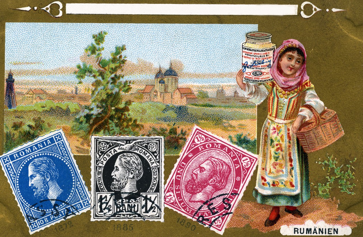 Rumänische Briefmarken, 1897 von European School