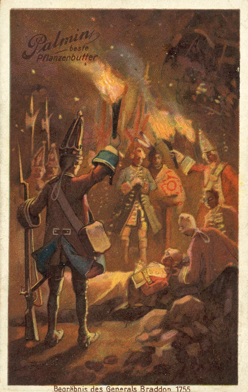 Berühmte Momente der amerikanischen Geschichte (Farblithografie) von European School
