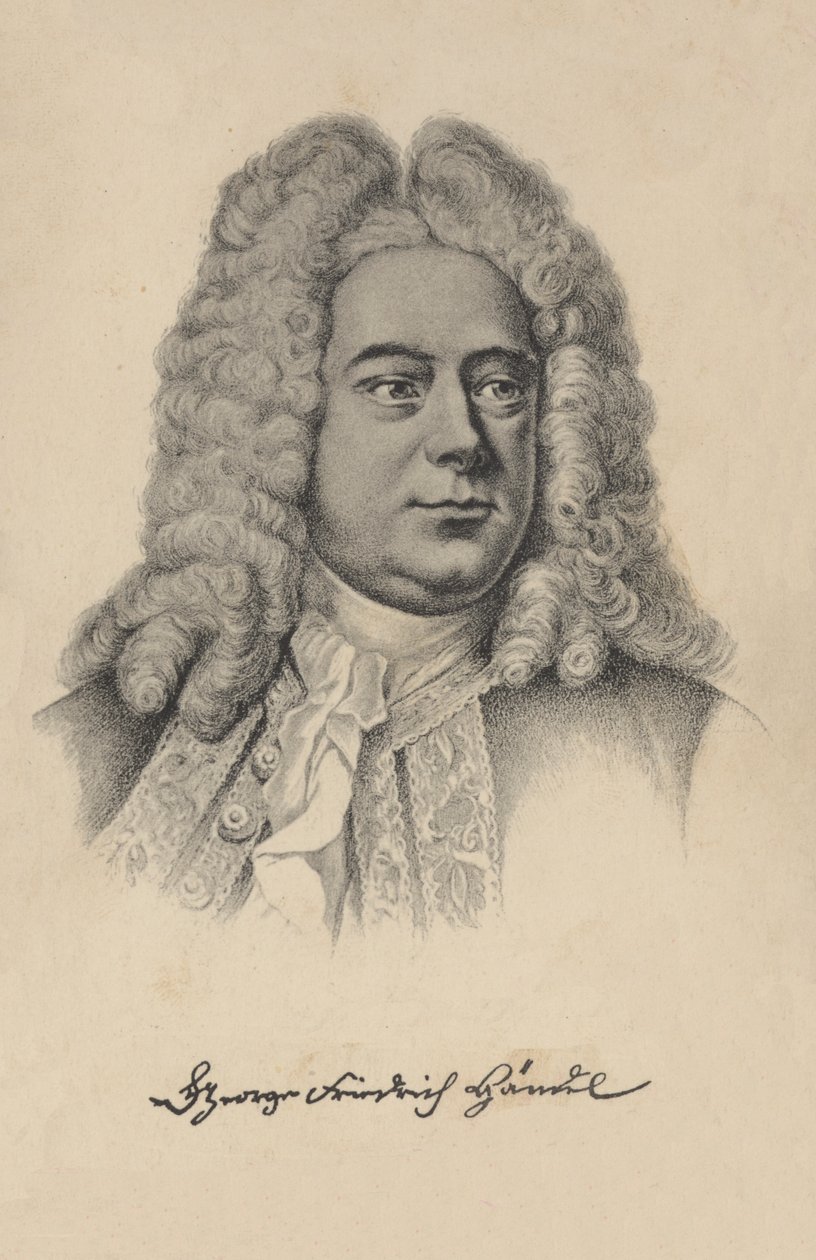 Georg Friedrich Händel, deutsch-britischer Barockkomponist von European School