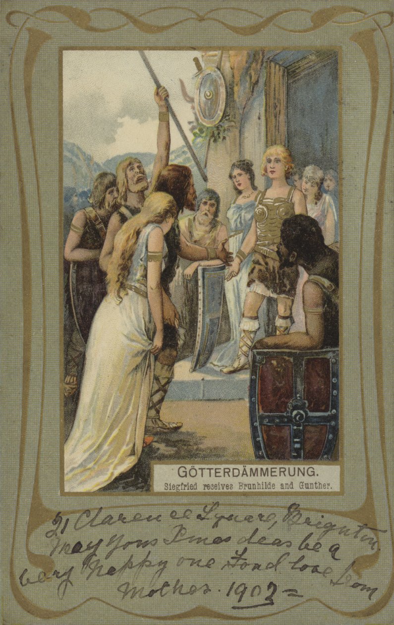 Götterdämmerung, Siegfried empfängt Brünnhilde und Gunther von European School