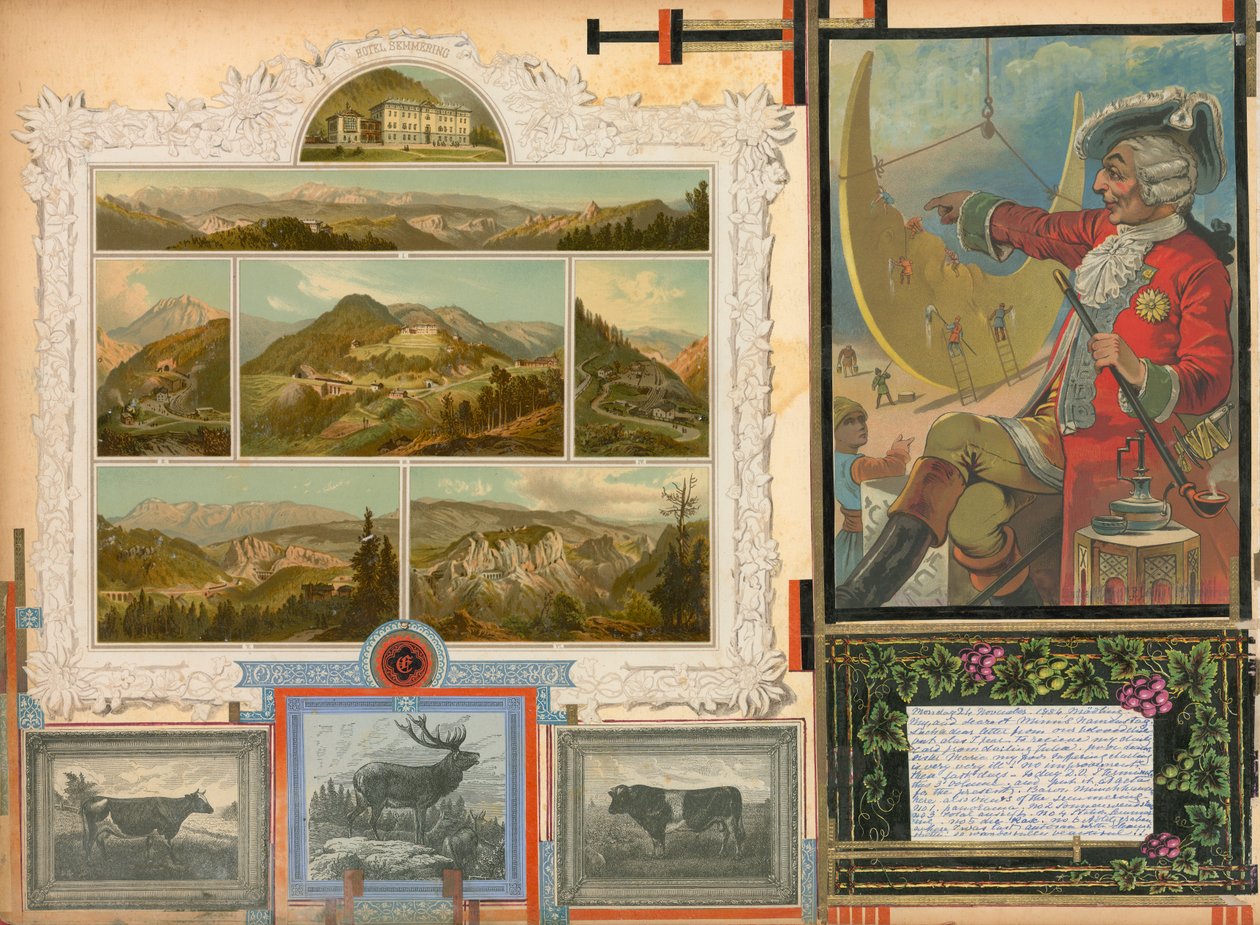 Seite aus Sammelsurium Band III von European School