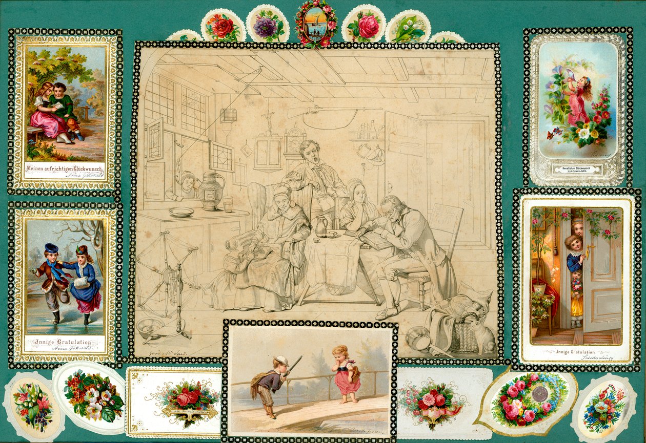 Seite aus Sammelsurium Band I von European School