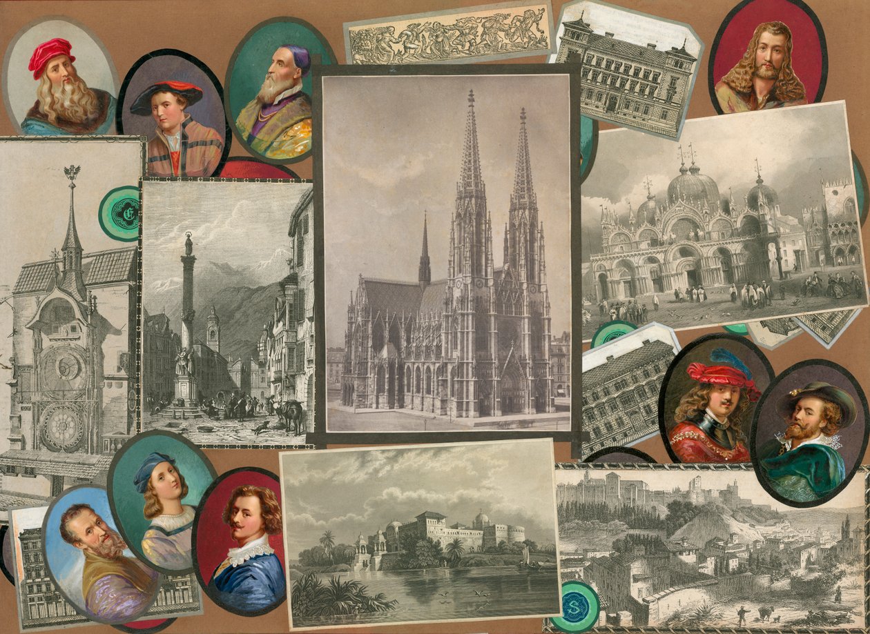 Seite aus Sammelsurium Band XI von European School