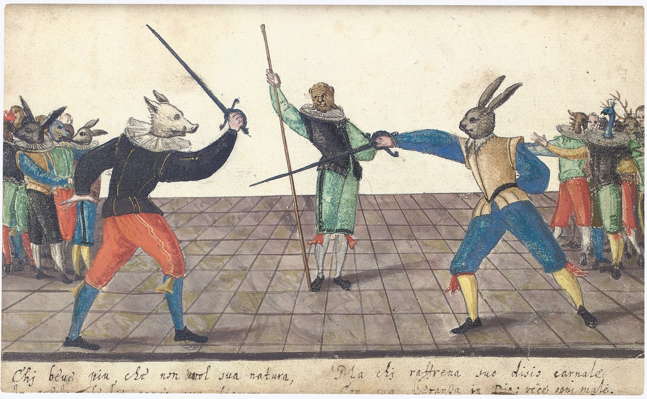 Seite aus dem Album Amicorum von Julius Pflug von European School