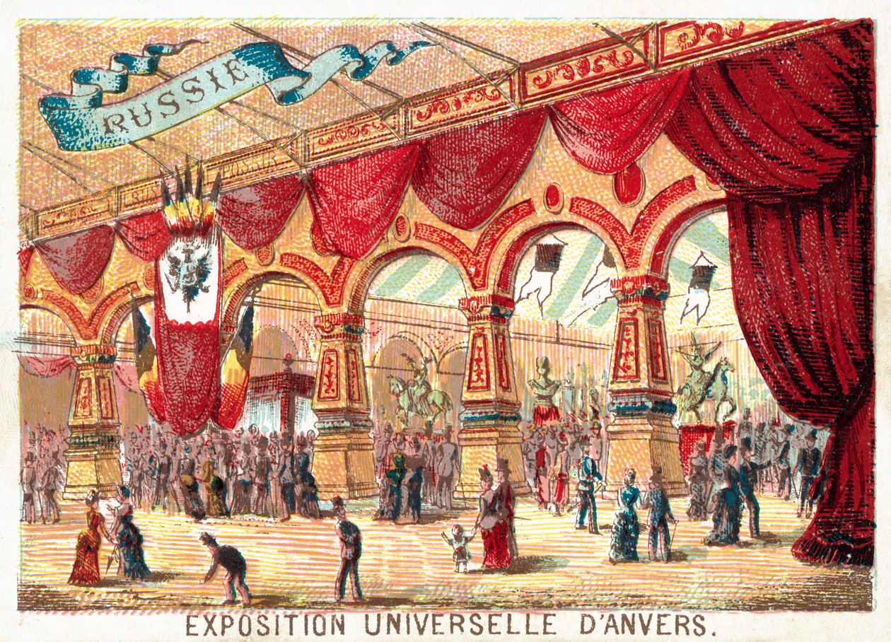 Russischer Stand auf der Exposition Universelle D