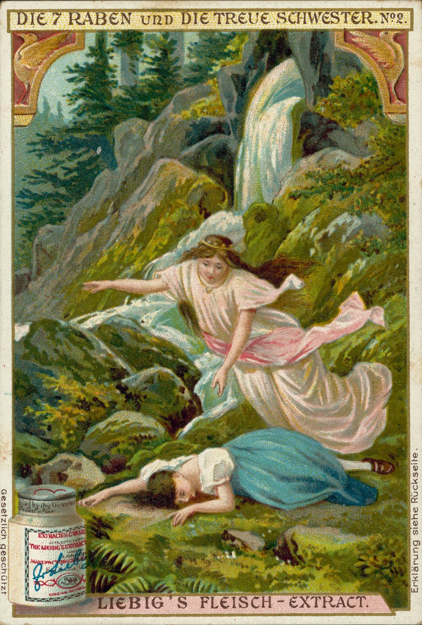 Szene aus Die sieben Raben, Brüder Grimm Märchen von European School
