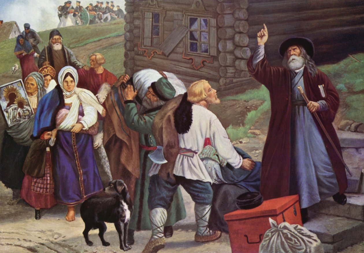 Die Flucht der Bevölkerung von Smolensk von European School