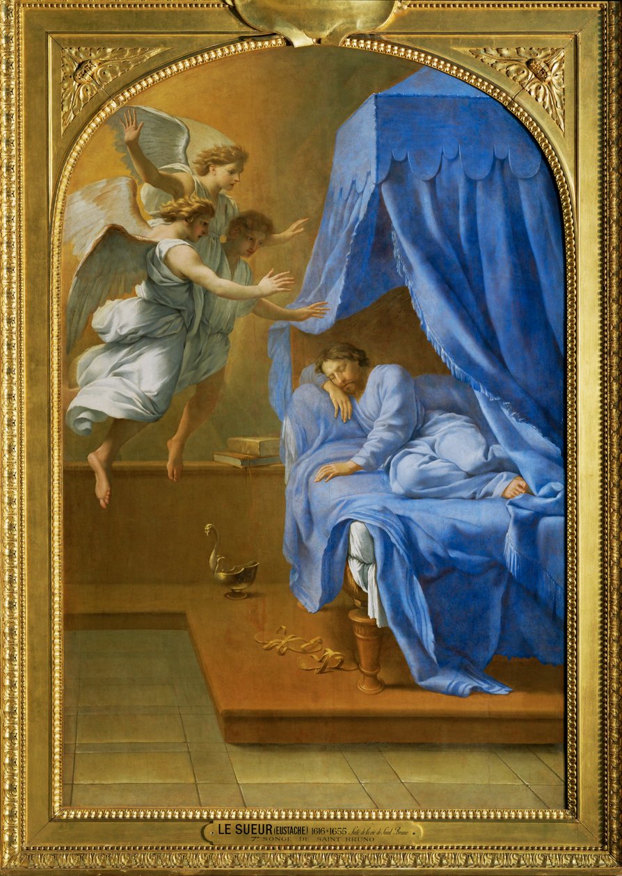 Der Traum des heiligen Bruno von Eustache (studio of) Le Sueur
