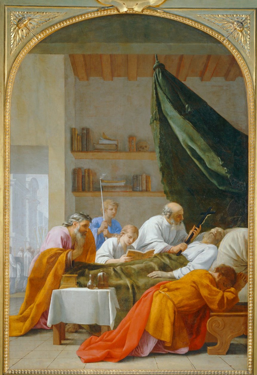 Tod von Raymond Diocrès von Eustache (studio of) Le Sueur