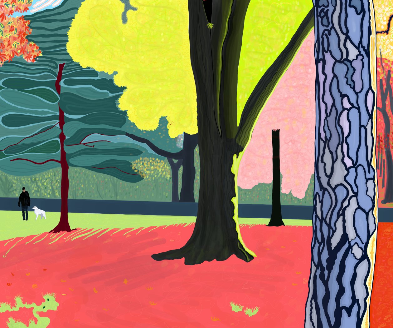 Herbst, Prospect Park von Evan Sklar