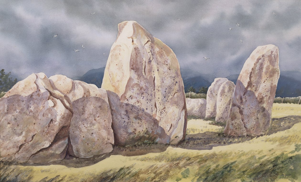 Steine von Castlerigg, Cumbria von Evangeline Dickson