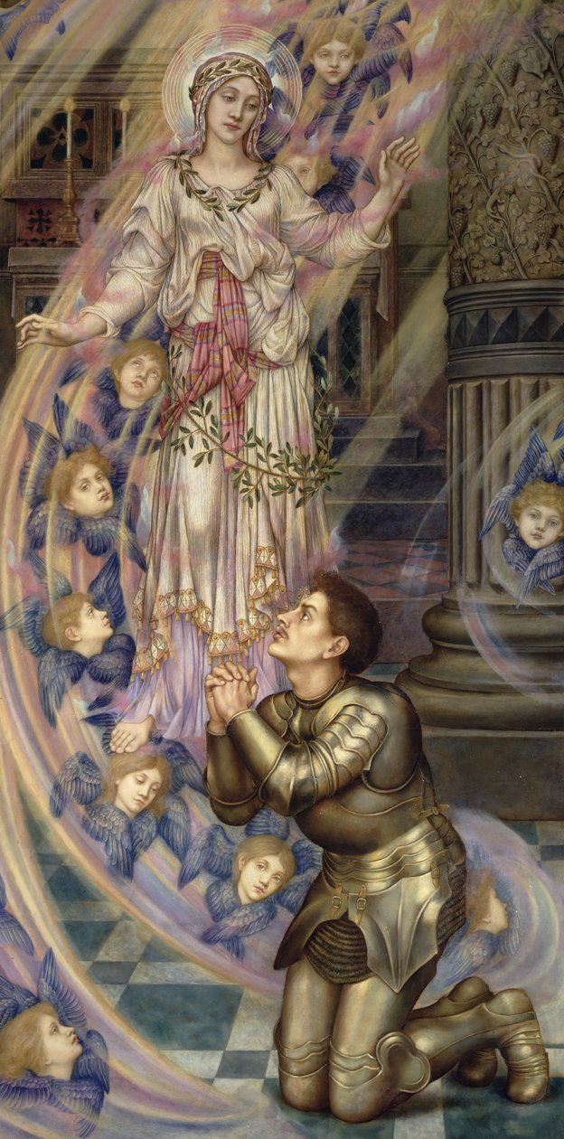 Unsere Liebe Frau des Friedens, 1907 von Evelyn De Morgan