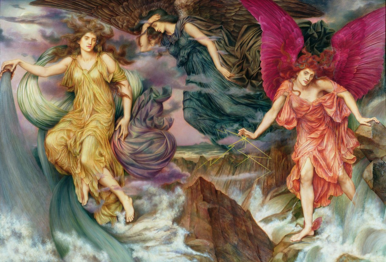Die Geister des Sturms von Evelyn De Morgan