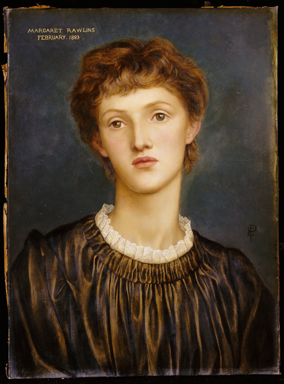 Porträt von Margaret Rawlins, 1883 von Evelyn De Morgan