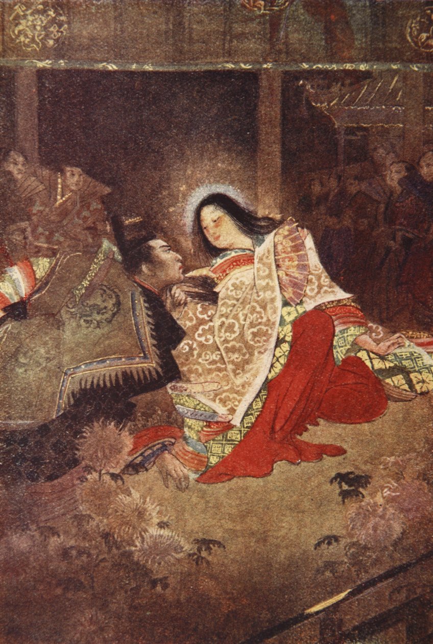 Der Mikado und die Juwelenjungfrau, Illustration aus 
