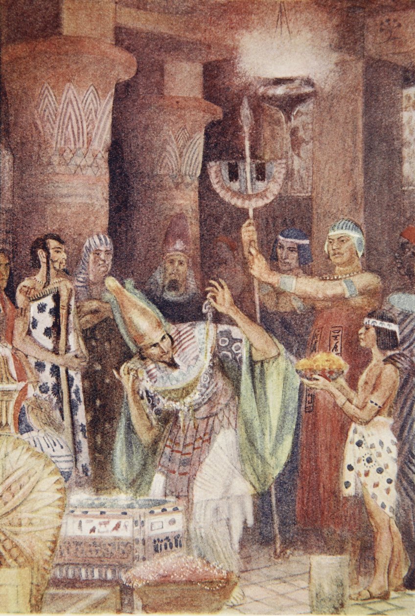 Die Schatzkammer von Rhampsinites, Illustration aus 