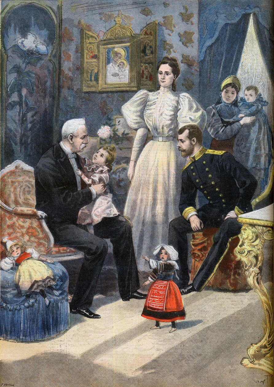Besuch des englischen Präsidenten Felix Faure in Russland von F.L. & Tofani Oswaldo (1849 1915) Meaulle