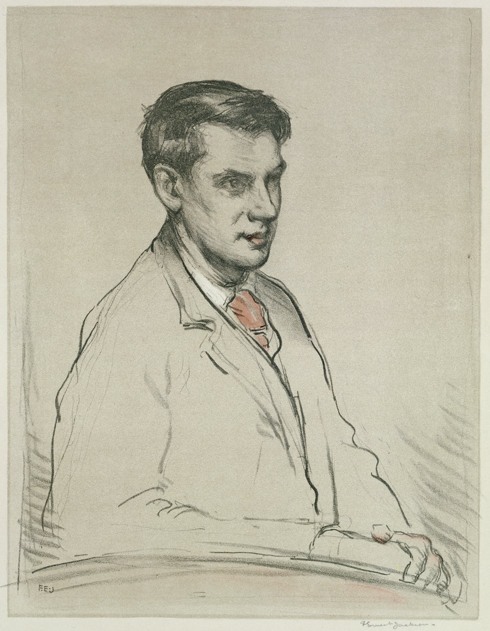 Porträt von Alfred Orage von F. Ernest Jackson