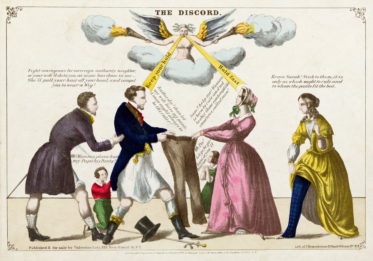Die Zwietracht, 1855 von F. Heppenheimer
