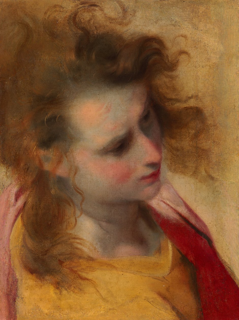 Der Kopf des Heiligen Johannes des Evangelisten von Federico Barocci