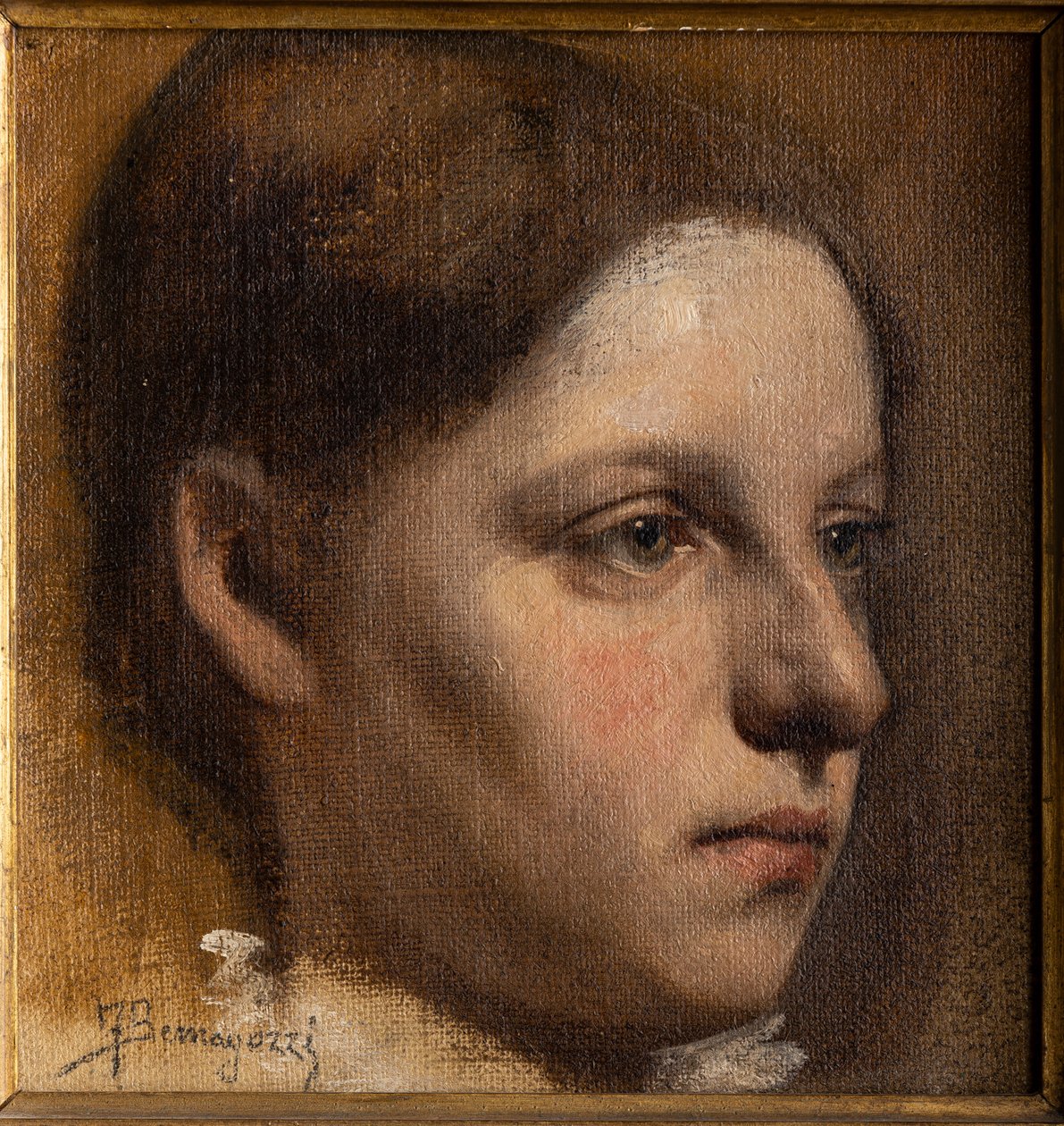 Porträt eines Mädchens von Federico Bernagozzi