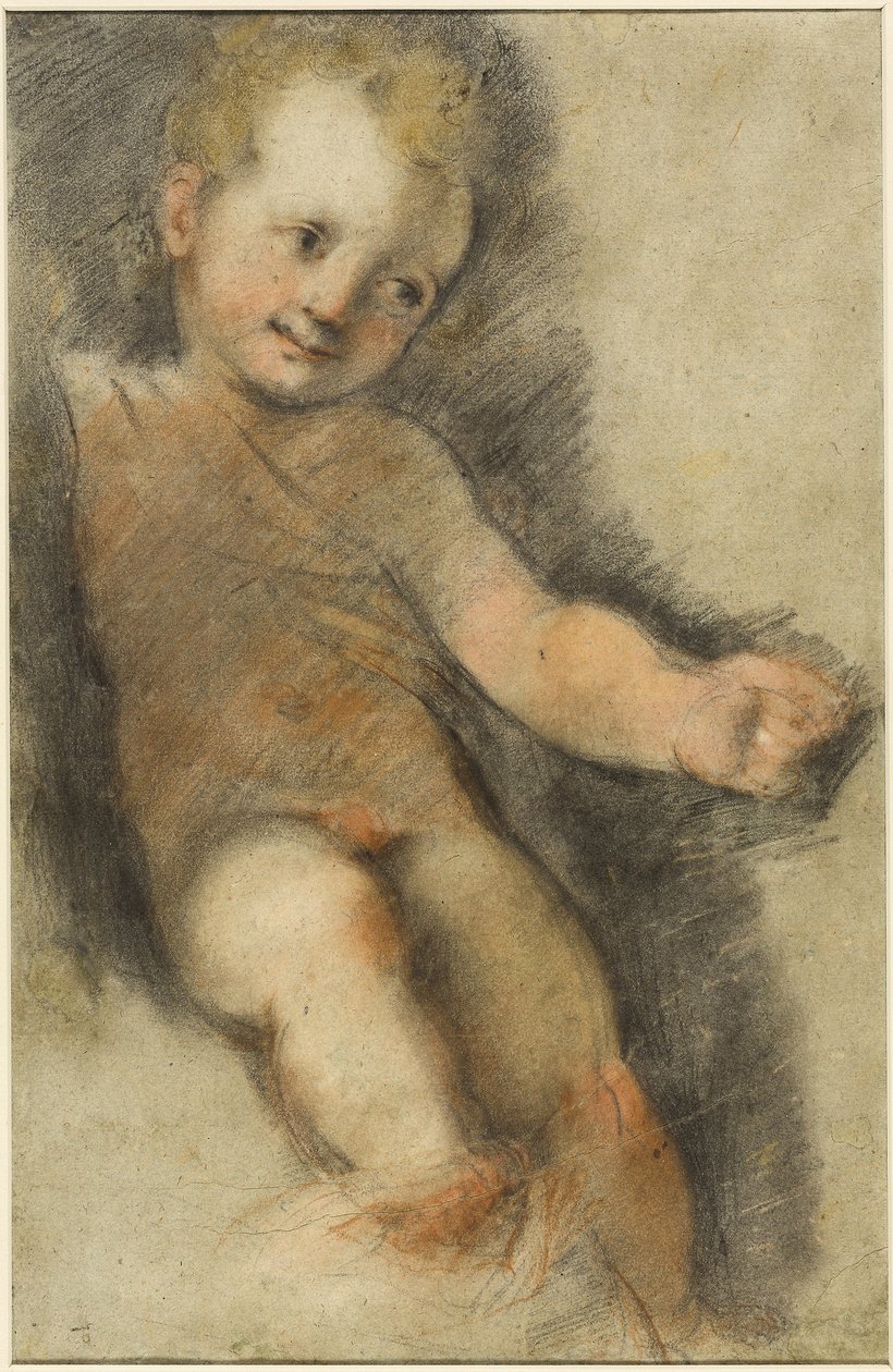 Christuskind: Studie für die Madonna di San Giovanni von Federico Fiori Barocci or Baroccio