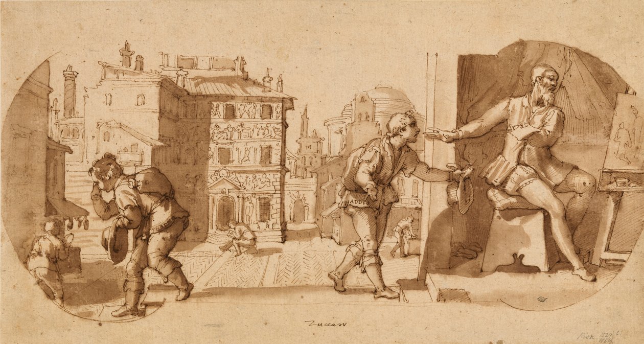 Episode aus dem Leben von Taddeo Zuccaro von Federico Zuccaro