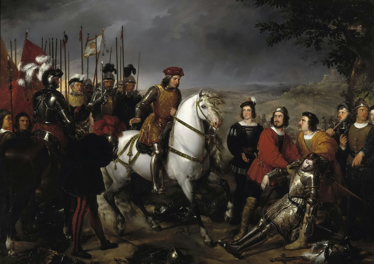 El Gran Capitán recorriendo el campo de la batalla de Ceriñola Gonzalo Fernández de Córdoba von Federico de Madrazo y Kuntz