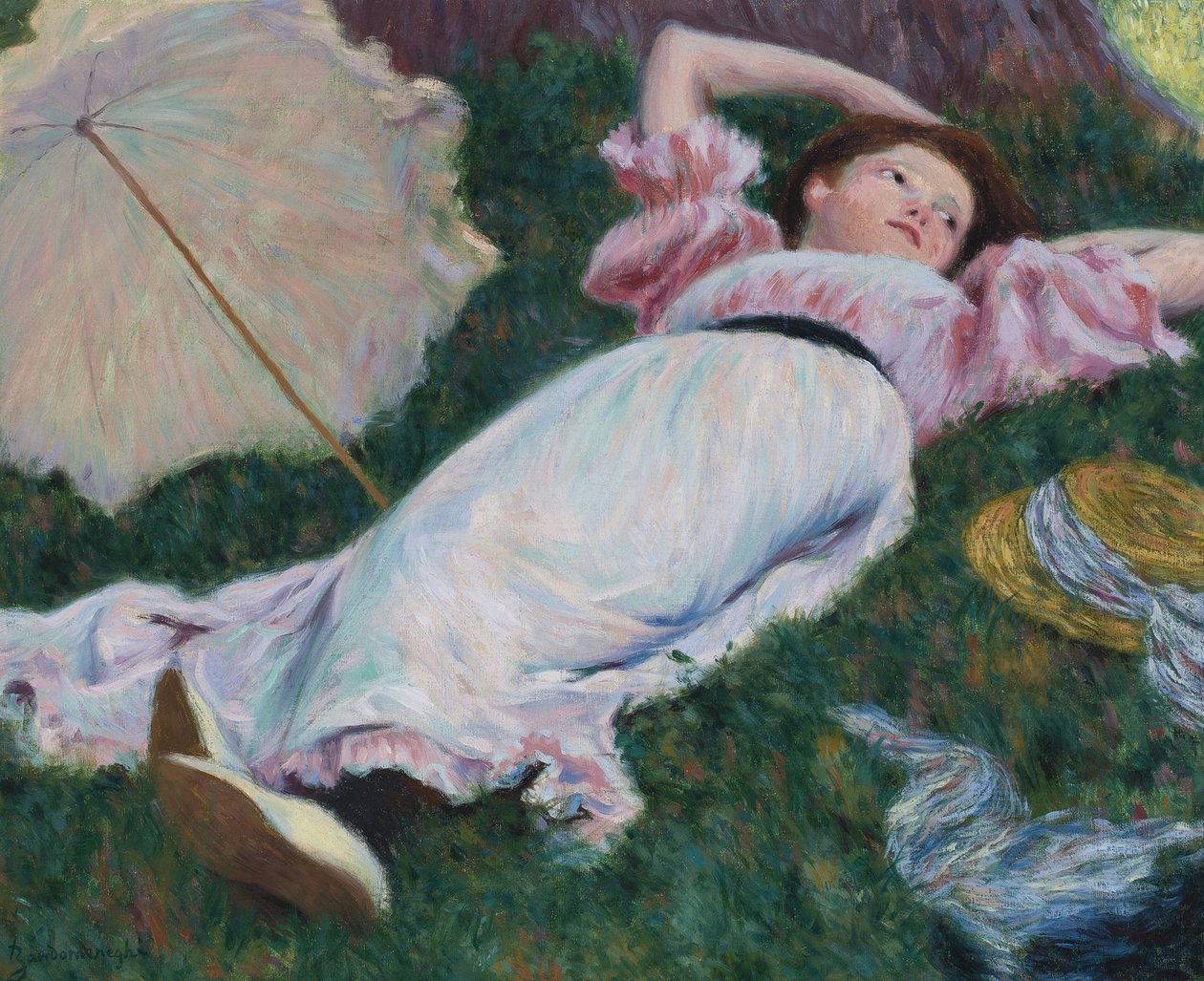 Impressionismus: Liegende Frau von Federigo Zandomeneghi