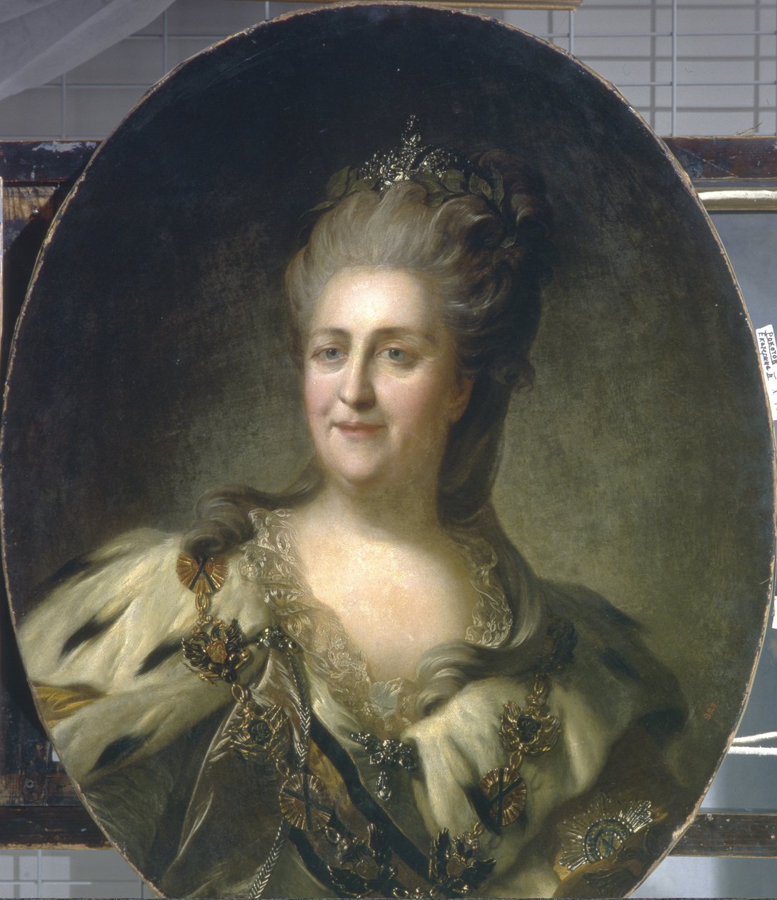 Porträt von Kaiserin Katharina II 1729-1796, 1779 von Fedor Stepanovich Rokotov