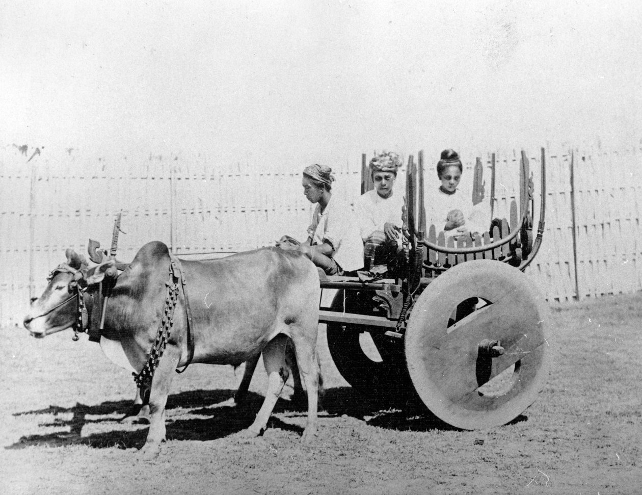 Burmesische Kutsche, ca. 1870er-80er Jahre von Felice Beato