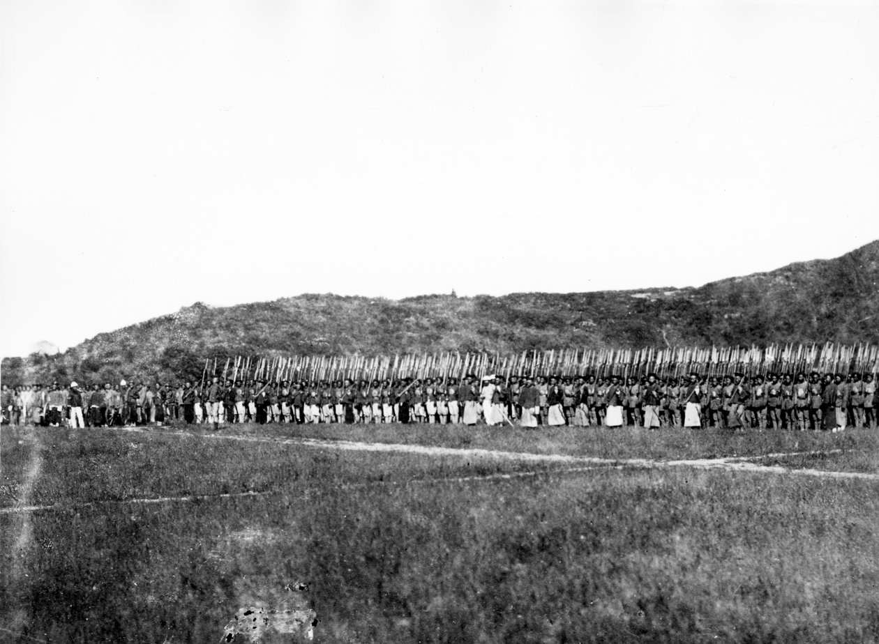 Die immer siegreiche Armee, ca. 1863 von Felice Beato