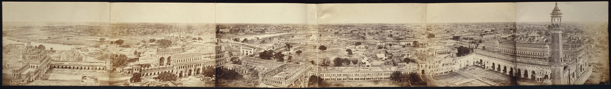 (Panorama von Lucknow, aufgenommen vom Kaiserbagh-Palast) von Felice Beato