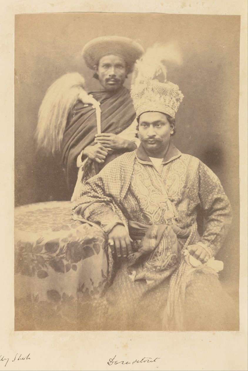 Doresetoter, Sohn von Umjud Ally Shah, und sein Diener von Felice Beato