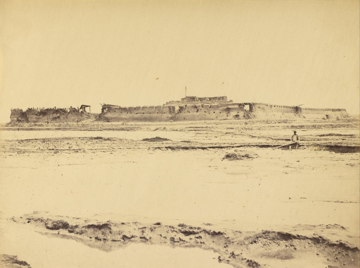 Außenansicht des Nordforts Peiko-Fluss, zeigt den englischen und französischen Eingang, 21. August 1860 von Felice Beato