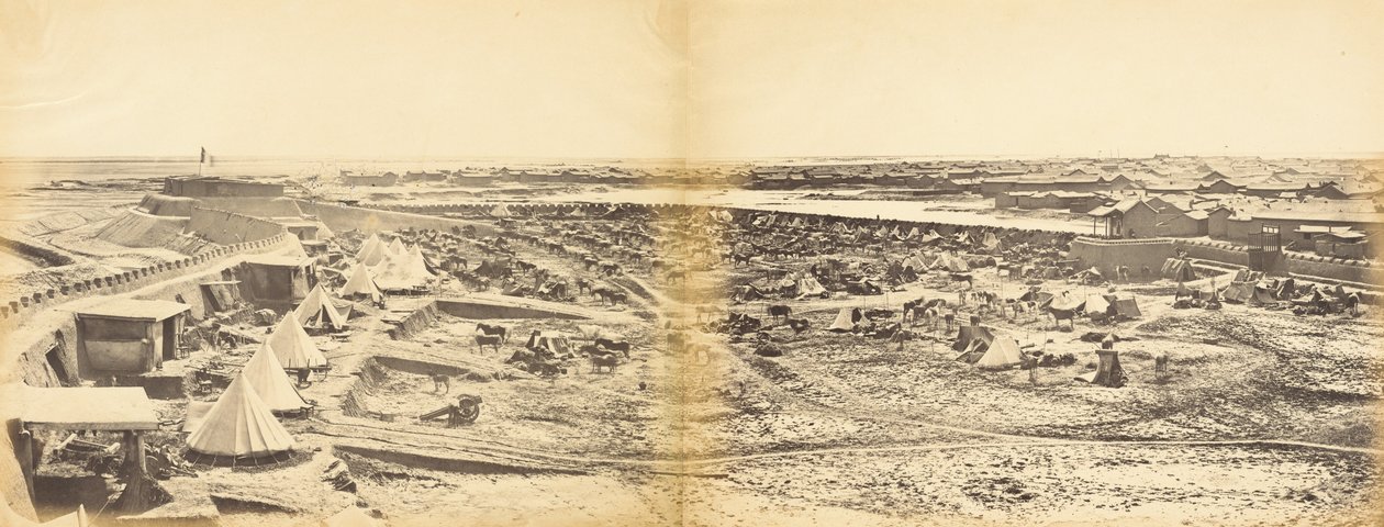 Innenansicht des Pehtang-Forts mit Probyn