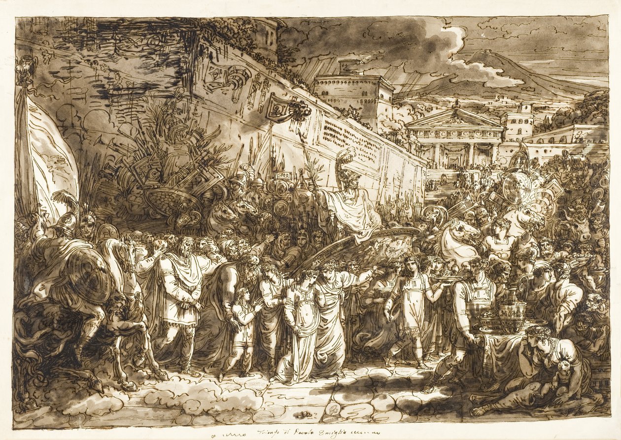 Der Triumph des Paulus Emilius von Felice Giani