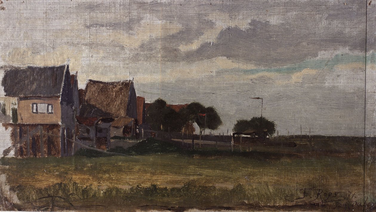 Landschaft in Schweden von Félicien Rops