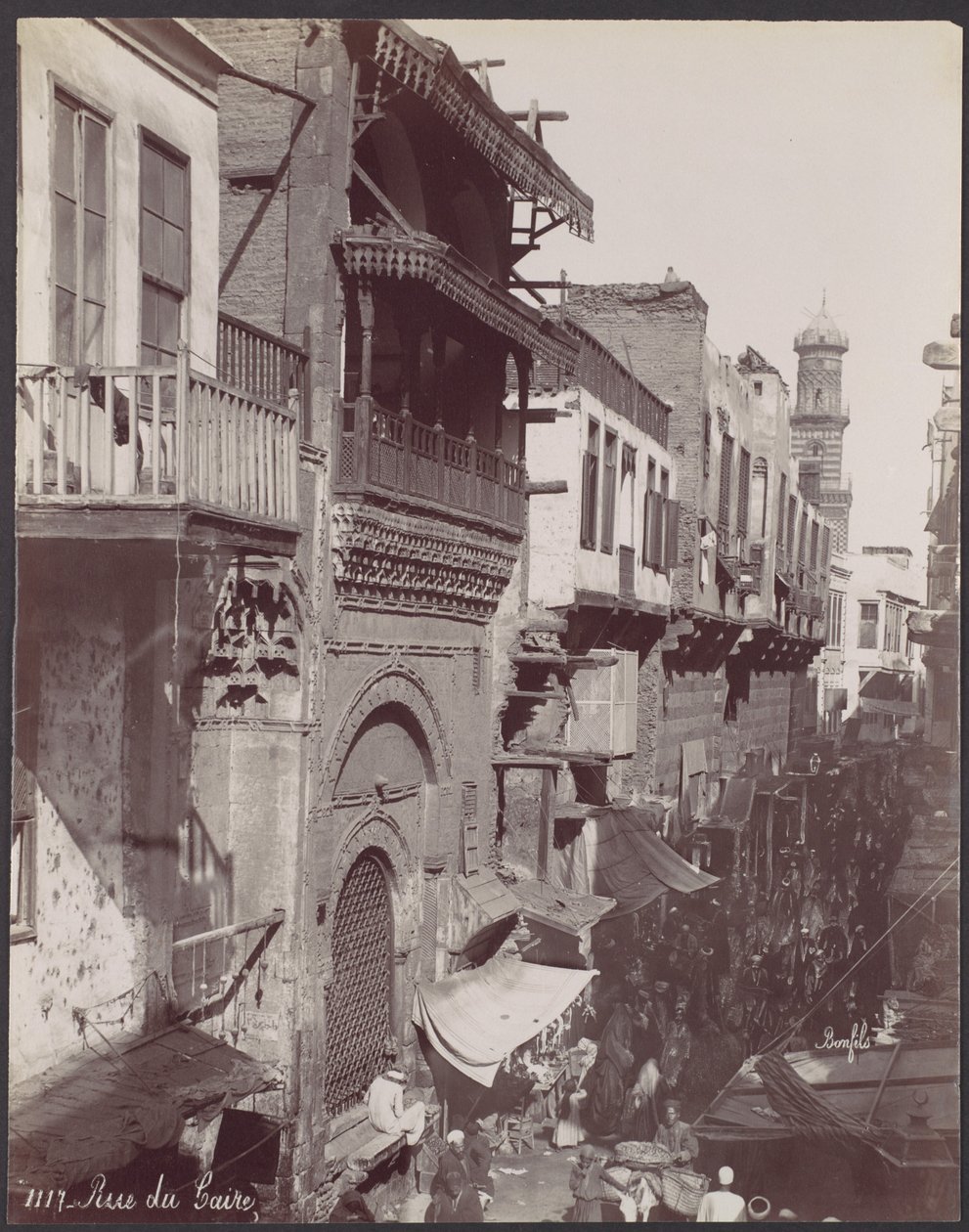 Rue du Caire von Félix Bonfils