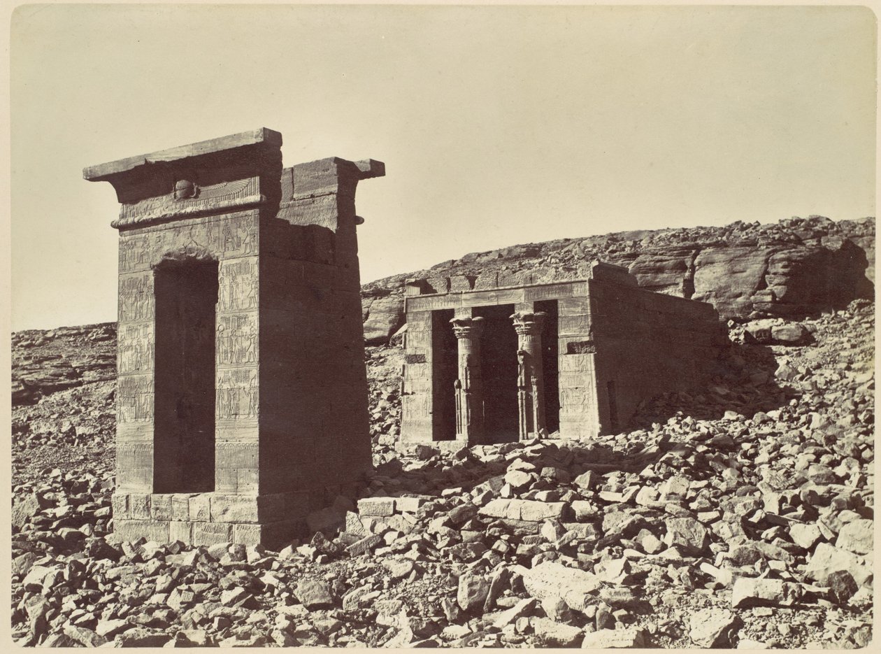 Tempel von Andour von Félix Bonfils