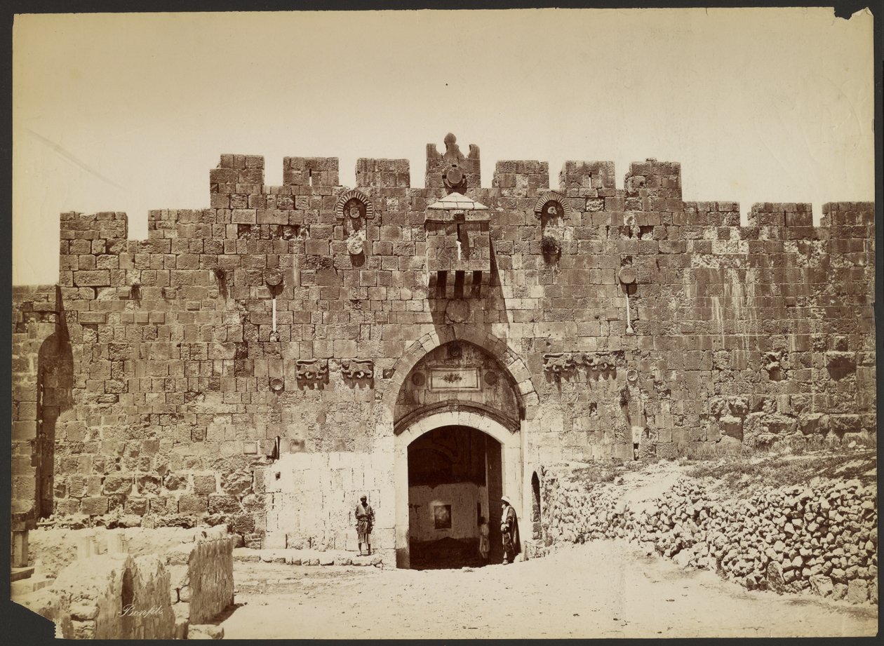 [Das Löwentor, Jerusalem] von Félix Bonfils