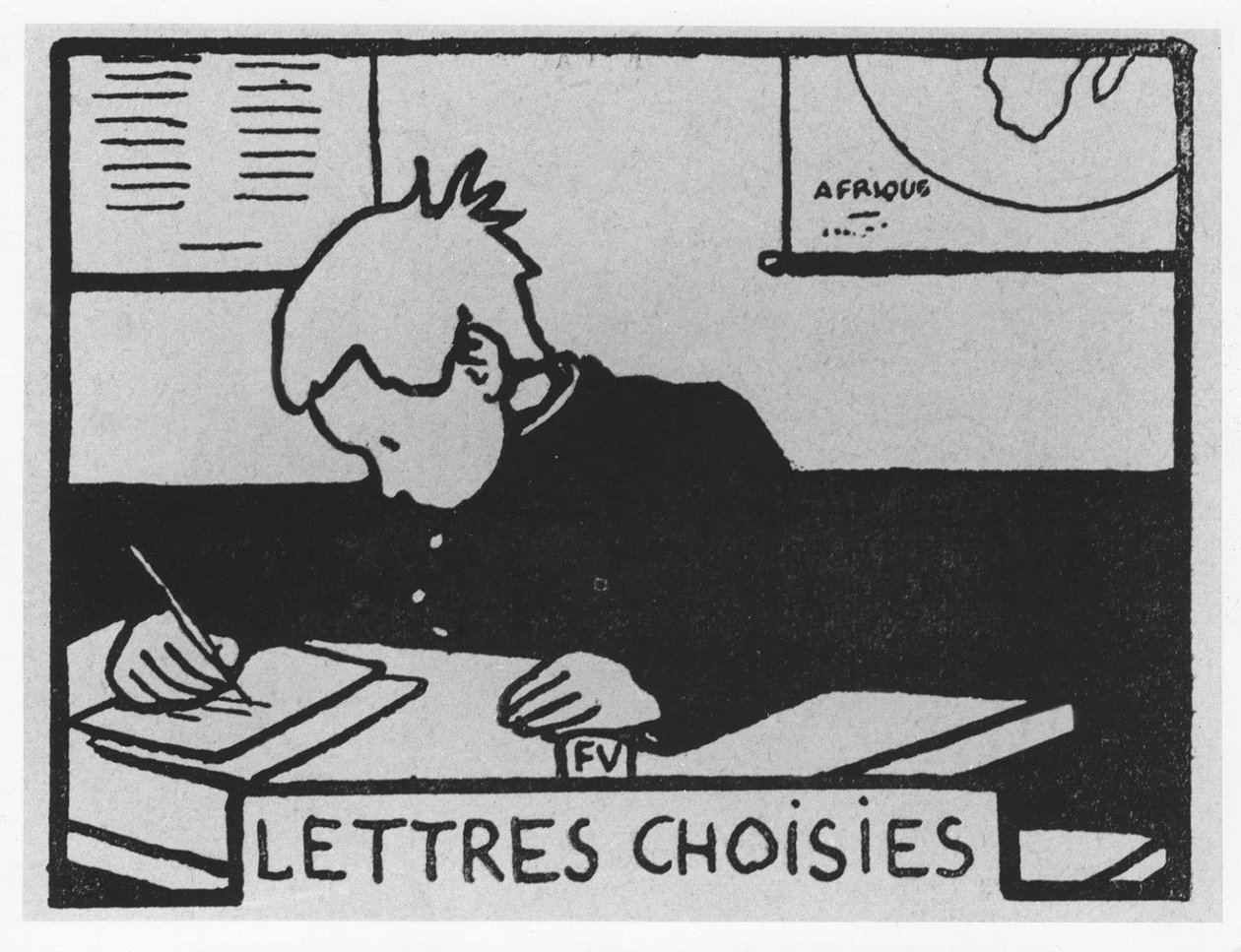 Karotte Poil: „lettres choisies“, Jules Renard, Illustration von Felix Vallotton, ed. Flammarion. von Felix Edouard Vallotton