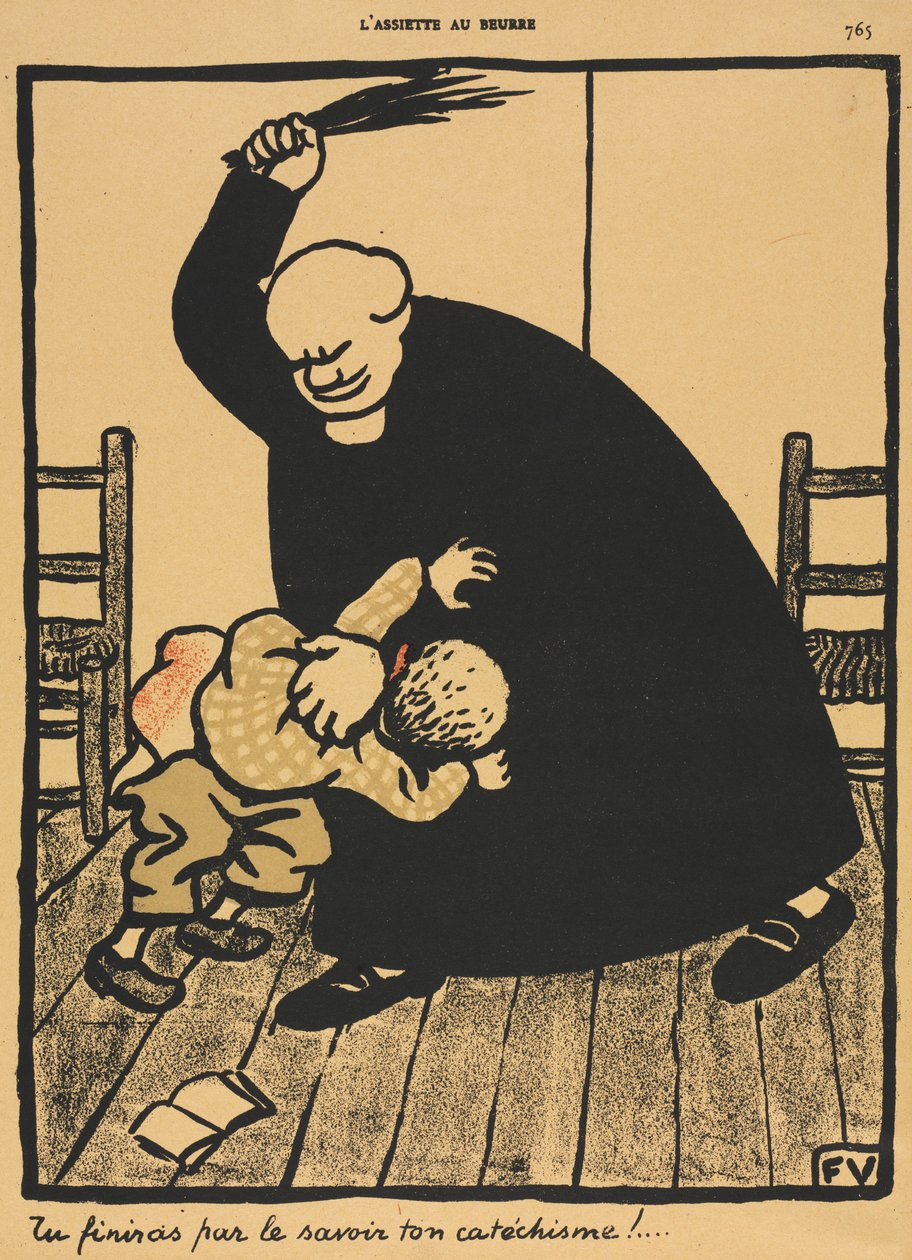 Crimes and Punishments VIII, 765: Youll learn... von Felix Edouard Vallotton