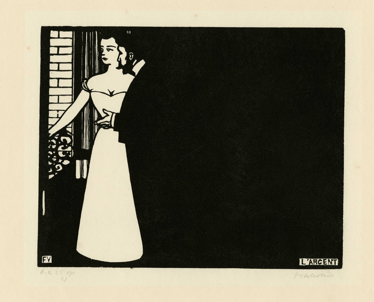 Intimitäten V: Geld von Felix Edouard Vallotton