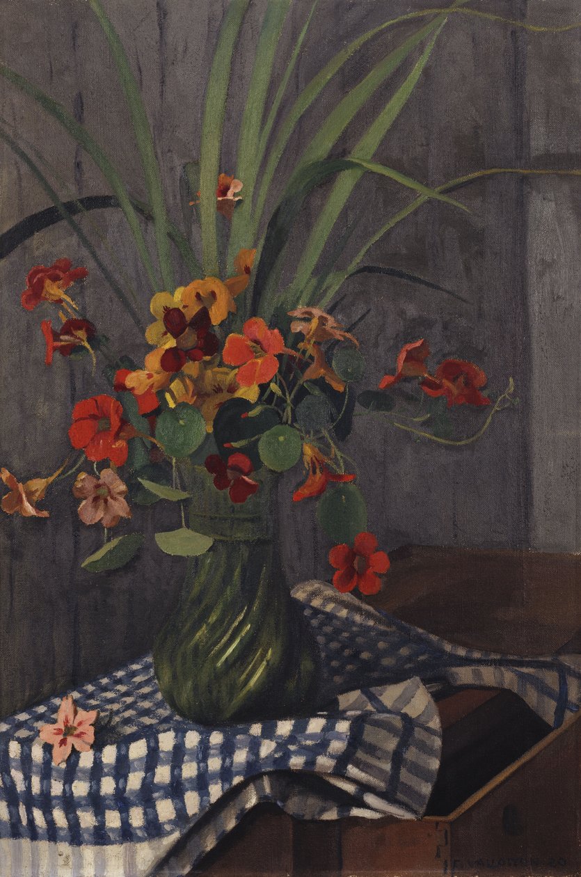 Kapuzinerkresse, 1920 von Felix Edouard Vallotton