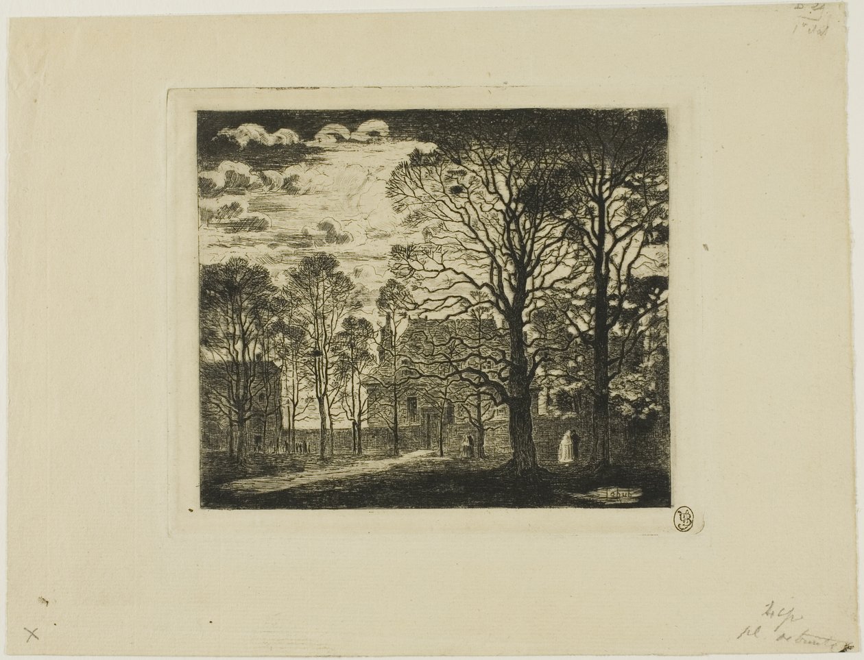 Das Kloster, Allee des Observatoriums von Felix Hilaire Buhot